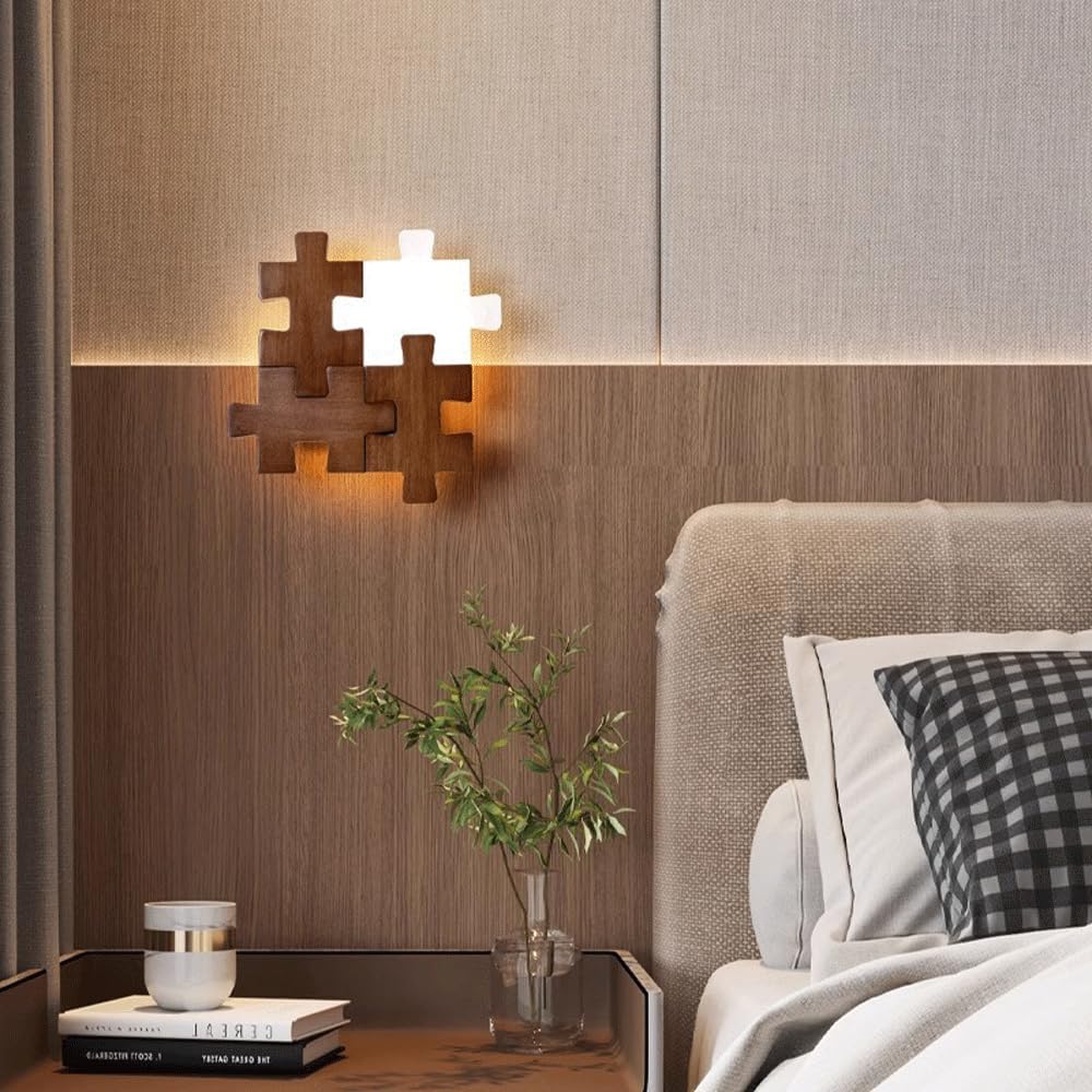 Audara-Modern Simple Cumulus Wall Lamp Modern Simple Entrance Wall Lights Creative Walnut LED Sconces Living Room Bedroom Aisle Corridor Mounted Lighting Fixture