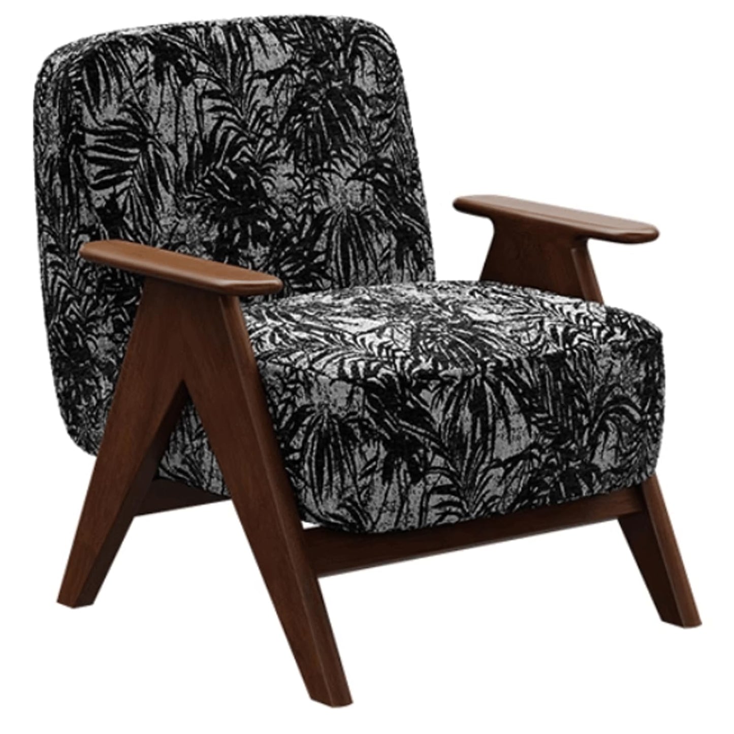 Audara-Deep Blue Soft Cushion Living Room, Casual Arm Chair, 30 Inch Thick Backrest, Single Bench, Spring Cushion Inside, Living Room Furniture Suitable for Balcony, Study Room, Hotel