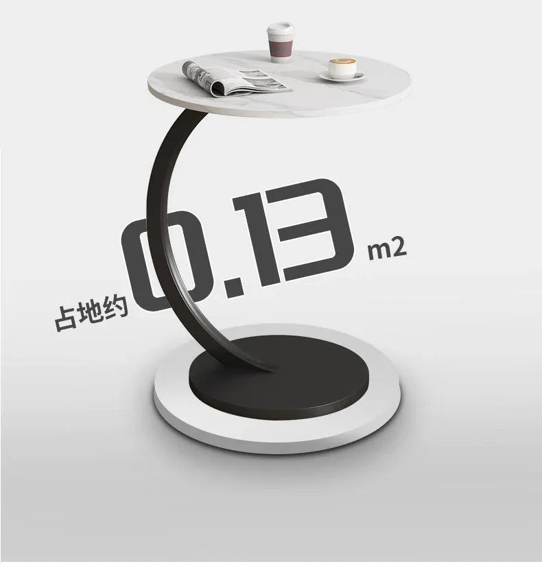 Audara-客厅沙发边几卧室床头茶几网红双层置物架简约圆形角几床边小桌子