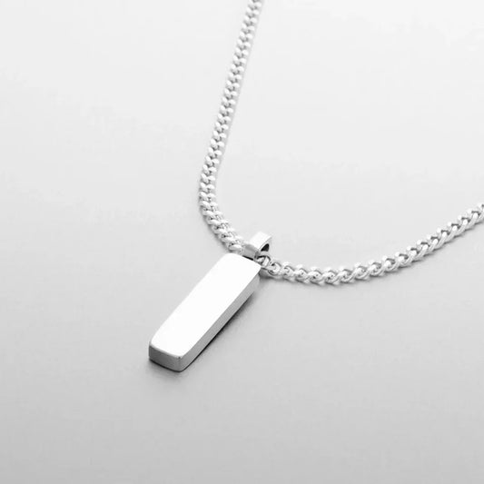 Audara – European and American-style affordable luxury titanium steel Cuban chain necklace | 316L stainless steel with PVD vacuum plating for colourfastness | Unisex minimalist-style collarbone chain (gold/silver)